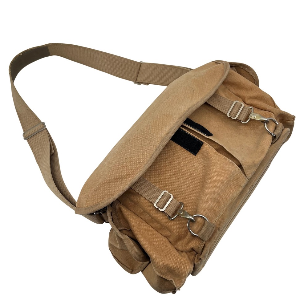 Vtg Domke F-2 Camera Bag Canvas Shoulder Messenger Removable Padded Insert USA
